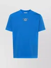 Off-white Graphic Back Crew Neck Short Sleeve T-shirt In Blue