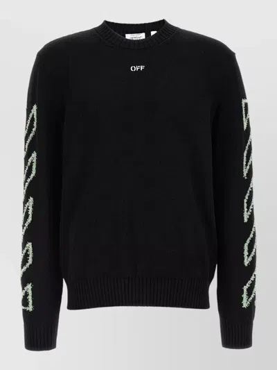Off-white Sweater Men In Black