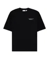 Off-white Logo Graphic Crew Neck Short Sleeve T-shirt In Black