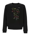 Off-white Logo Printed Crewneck Sweatshirt In Black