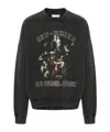 Off-white Caravaggio Mary Skate Logo Hoodie In Green