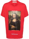Off-white Graphic-print Cotton T-shirt In Red