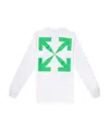 Off-white Graphic-print Cotton T-shirt In White