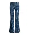 Off-white Graphic-print Flared Jeans