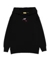 Off-white Graphic-print Hoodie In Black