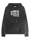 Off-white News Regular Logo Hoodie In Gray