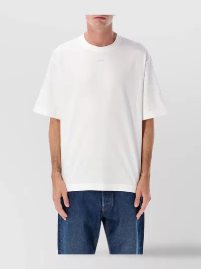 Off-white Graphic Print Relaxed Fit Short Sleeve T-shirt In White