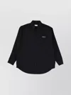 Off-white Graphic Print Shirt Chest Pocket In Black