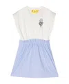 Off-white Graphic-print Sleeveless Dress In Blue