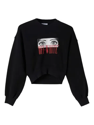 OFF-WHITE GRAPHIC-PRINT SWEATSHIRT