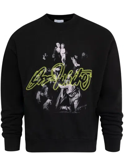 Off-white Graphic-print Sweatshirt In Black
