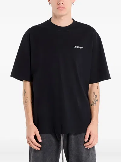 Off-white Graphic-print T-shirt In Black