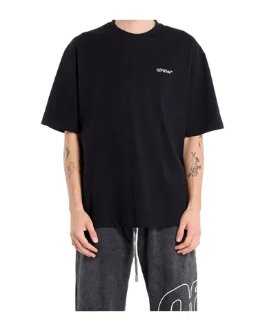 Off-white Graphic-print T-shirt In Black