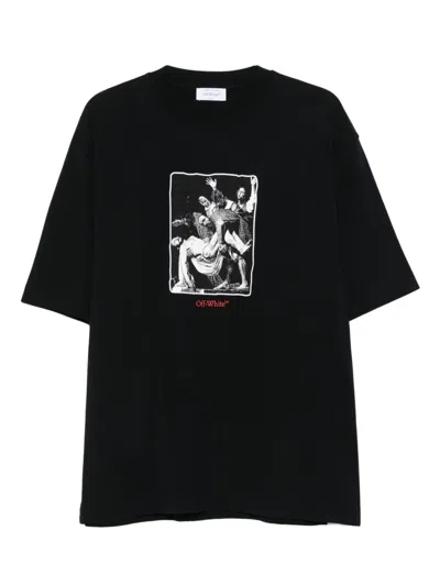 Off-white Graphic-print T-shirt In Black