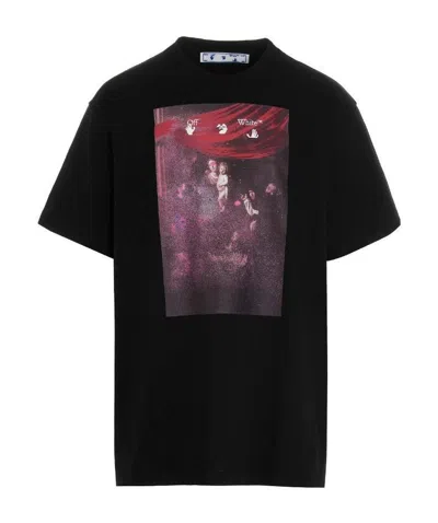 Off-white Graphic-print T-shirt In Black