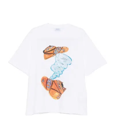 OFF-WHITE GRAPHIC-PRINT T-SHIRT