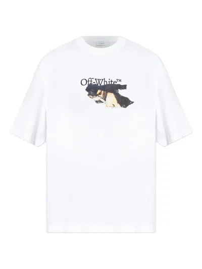 Off-white Graphic-print T-shirt In White