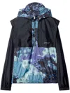 Off-white Camo Nyl Rip Samurai Anorak In Blue