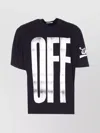 Off-white Graphic Skate Design Crewneck Short Sleeve T-shirt In Black