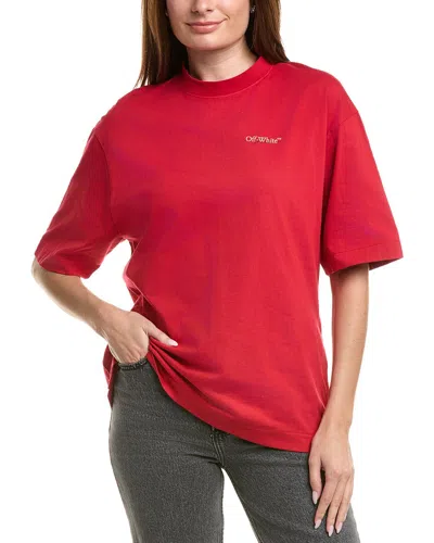 Off-white Graphic Skate T-shirt In Red