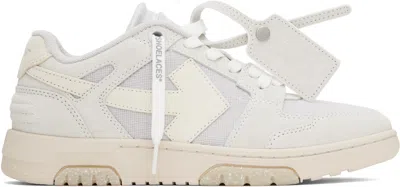 Off-white Slim Out Of Office Sneakers In Grey