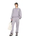 Off-white Gray Embroidered Ow Sweatpants In Grey