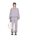 Off-white Gray Embroidered Ow Sweatshirt In Gray