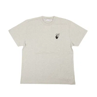Off-white Gray Marker Arrow T-shirt In Neutral