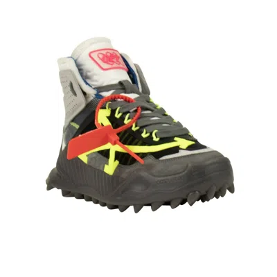 Off-white Gray Odsy High Top Sneaker Shoe