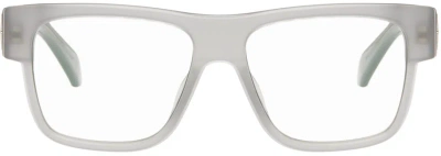 Off-white Gray Optical Style 60 Glasses In Grey Blue Block