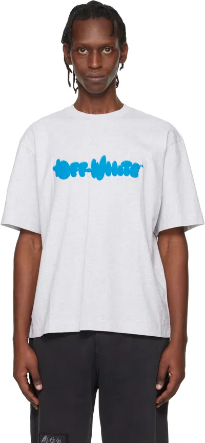 Off-white Puffy Type Skate Crew Neck T-shirt In White