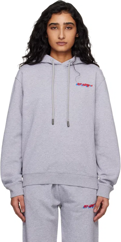 Off-white Gray Shadow Reg Hoodie
