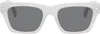 Off-white Gray Valdez Sunglasses In Grey Dark Grey