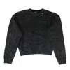 Off-white Gray Volume Crewneck Sweatshirt In Black