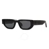 Off-white Greeley Dark Grey Rectangular Unisex Sunglasses Oeri115 1007 52