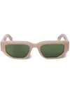 Off-white Greeley Rectangle-frame Sunglasses In Neutrals
