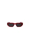 Off-white Greely Geometric-frame Sunglasses In Black