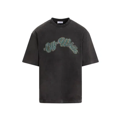Off-white Green Bacchus Skate Black Cotton T-shirt