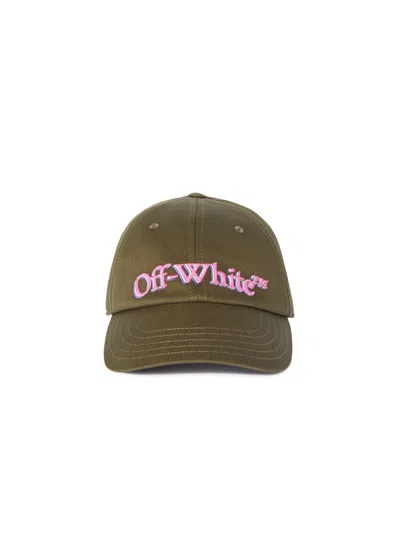 Off-white Shadow Bookish Baseball Cap In Green