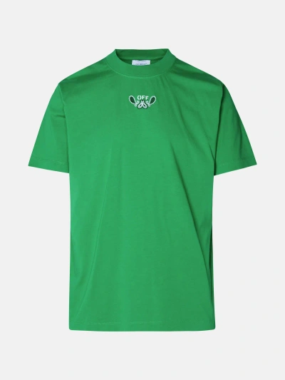 Off-white T-shirt Bandana Arrow In Green