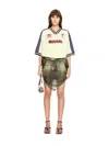 Off-white Green Crocodile Bandana Skirt In Green
