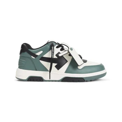 Off-white Green Leather Out-of-office Sneakers