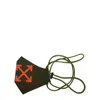 Off-white Green Polyester Facemasks In Green