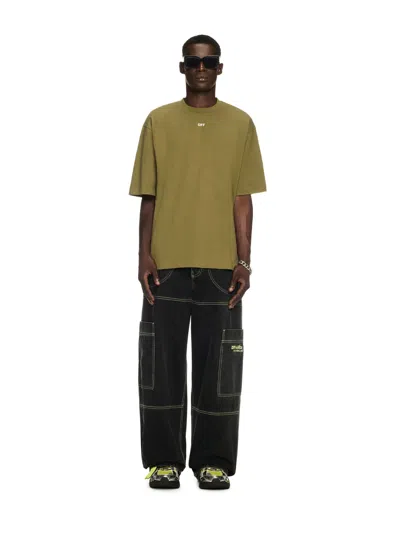 Off-white Green Winter Stamp T-shirt