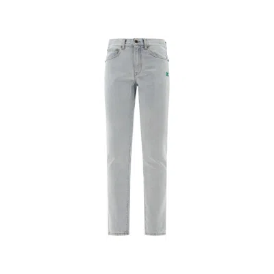Off-white Grey Denim Jeans