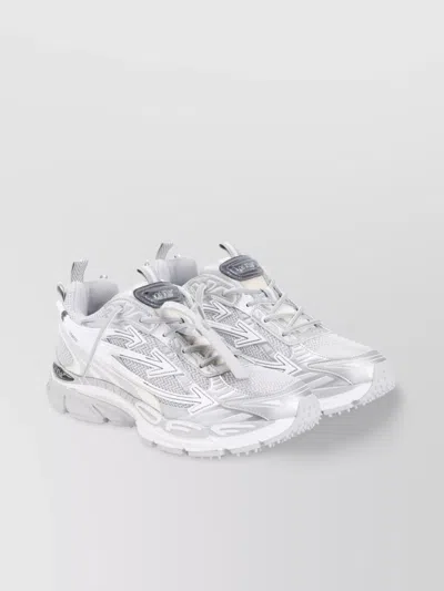 OFF-WHITE MESH LOW-TOP SNEAKERS