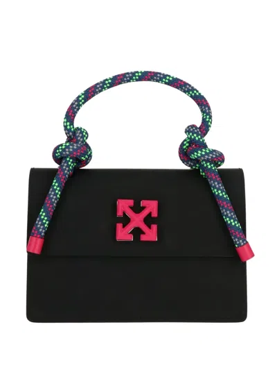 Off-white Gummy Jitney 2.8 Tote Bag In Black