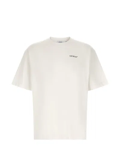 Off-white Half Arrow Cotton T-shirt In Neutral