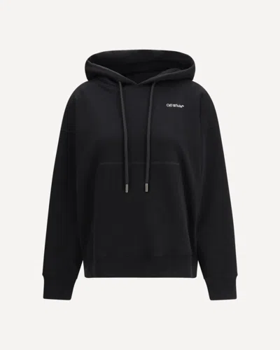 Off-white Arrow Skate Hoodie In Black