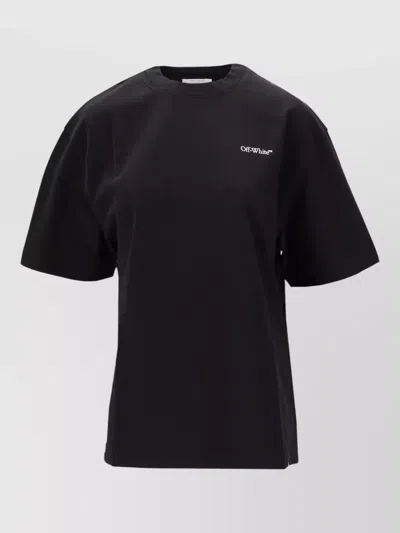 Off-white Half Arrow Skate Short Sleeve T-shirt In Black